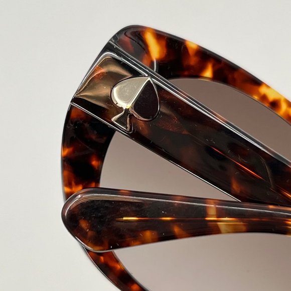 Kate Spade Black-Brown Tortoiseshell Classic Sunglasses | Excellent Condition - Picture 7 of 9